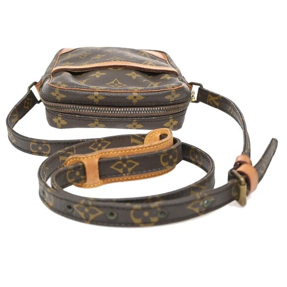 LOUIS VUITTON Danube Shoulder Bag Monogram Leather Brown France - Picture 6 of 15